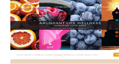 Desktop Screenshot of abundantlifewellness.net